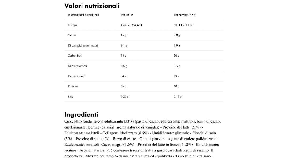 ENERVIT THE PROTEIN DEAL