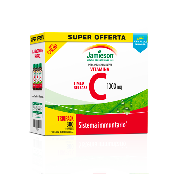 JAMIESON VITAMINA C 1000 TRIOPACK 300cpr