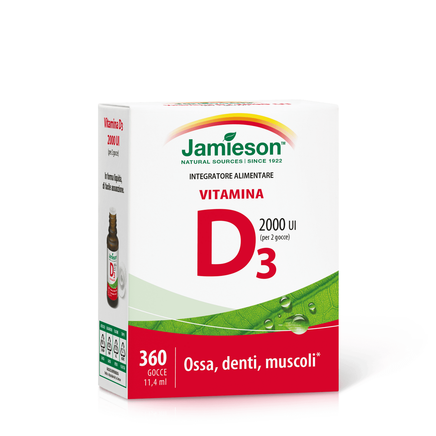 JAMIESON VITAMINA D3 GOCCE (360 GOCCE) 2000 IU