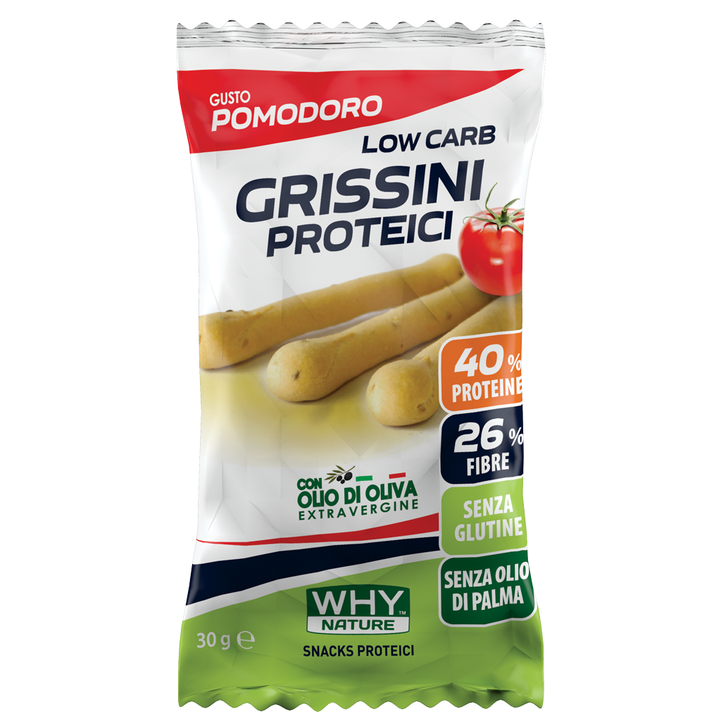 WHY NATURE GRISSINI PROTEICI LOW CARB 30g