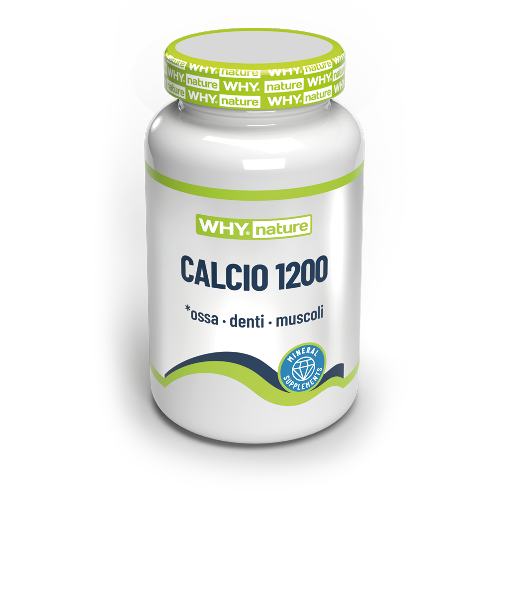 Why Nature Calcio 1200 ossa denti muscoli 120 cpr