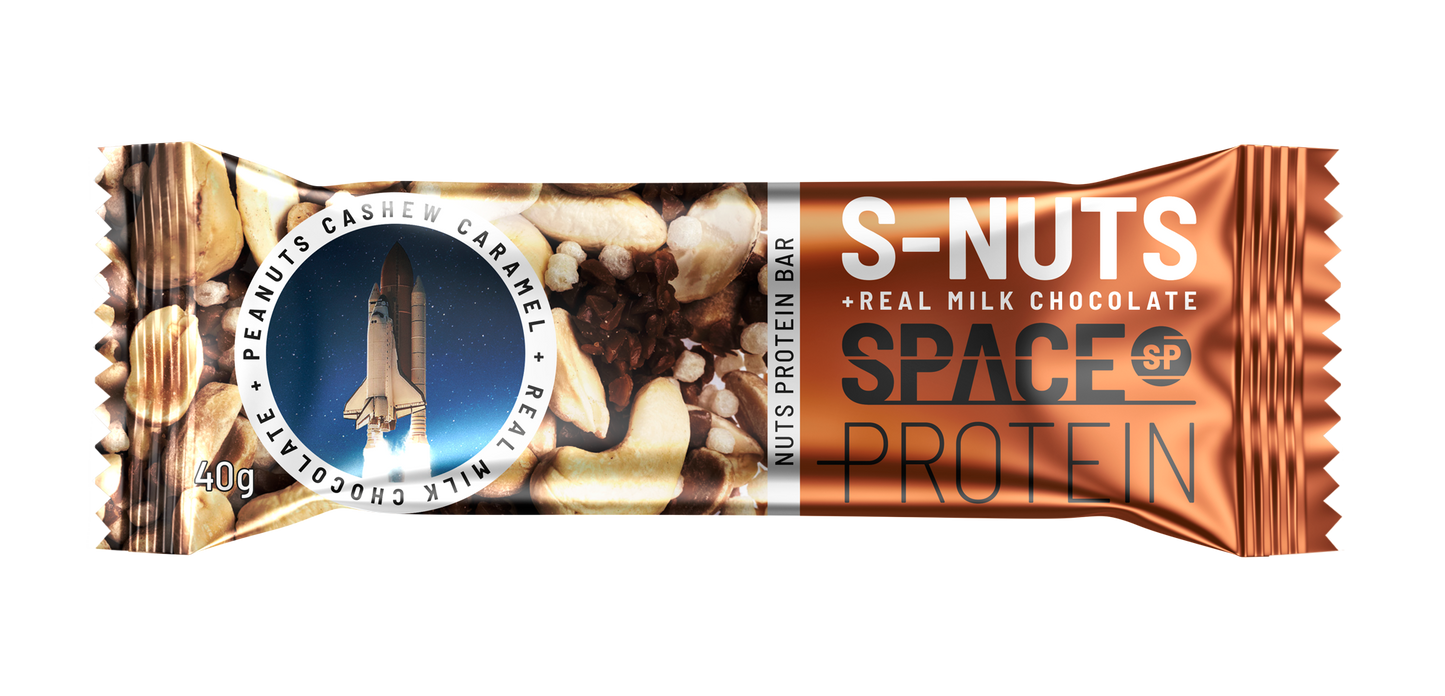 TREC SPACE NUTS PROTEIN BAR 40g