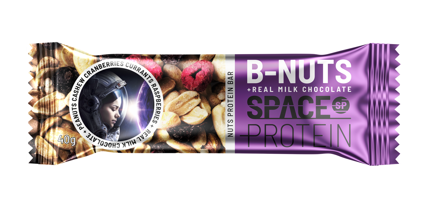 TREC SPACE NUTS PROTEIN BAR 40g