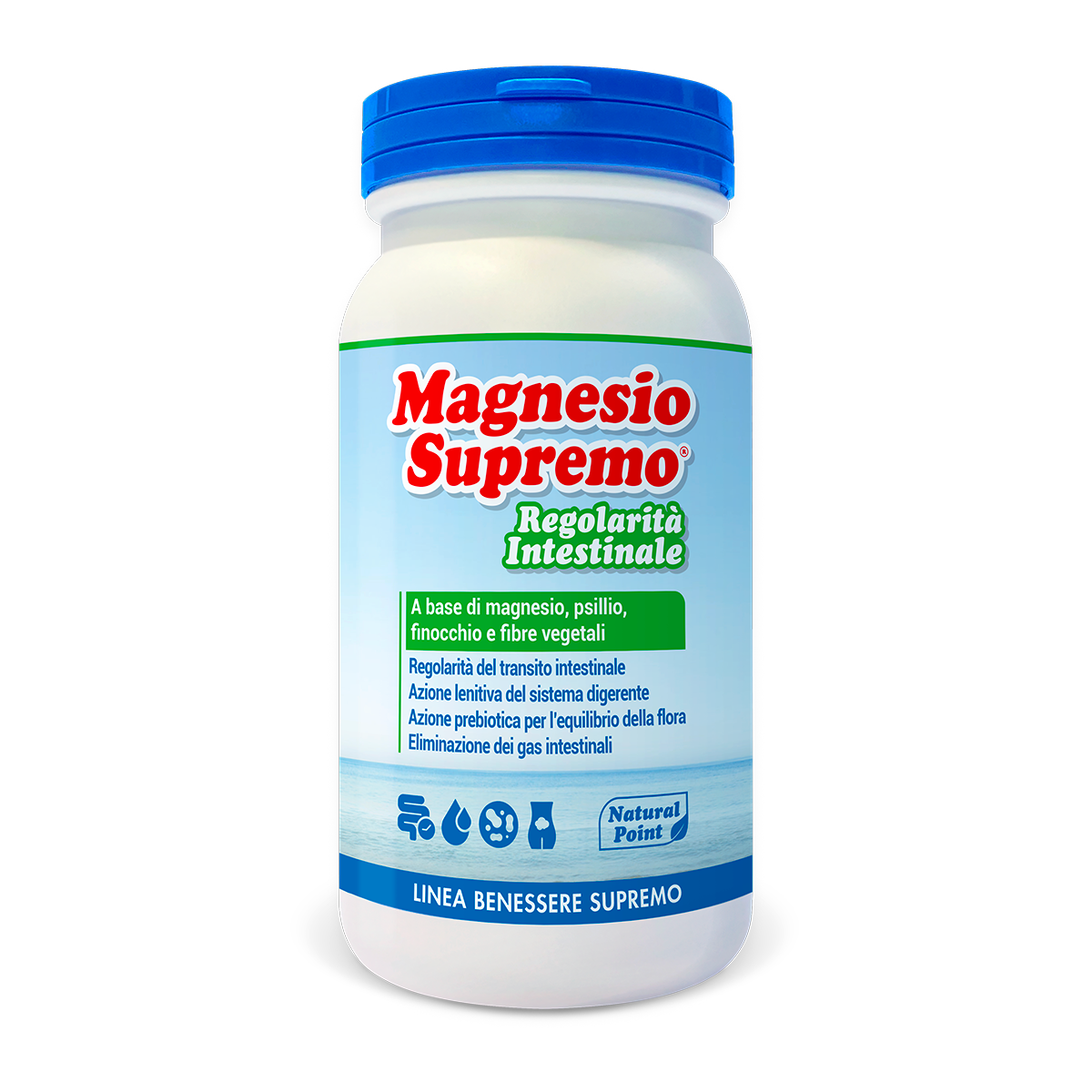NATURAL POINT MAGNESIO SUPREMO Regolarità Intestinale 150g
