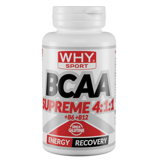 Why Sport Bcaa Supreme 4:1:1  energy recovery 100 200 compresse 210 g