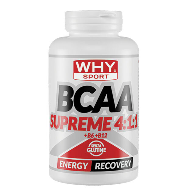 Why Sport Bcaa Supreme 4:1:1  energy recovery 100 200 compresse 210 g