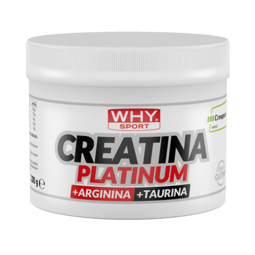 Why Sport Creatina Platinum con Arginina e Taurina 300g