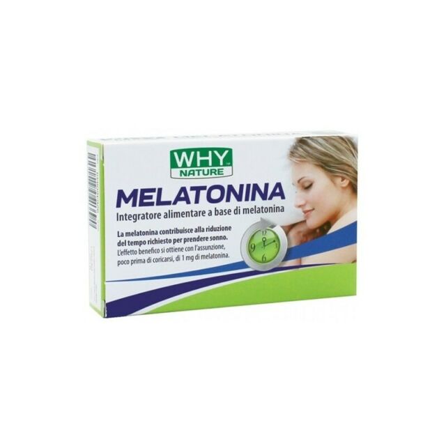 Why Nature Melatonina 1mg 80 compresse