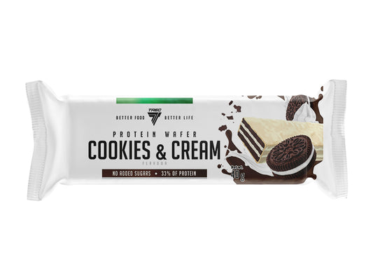 TREC WAFER COOKIES & CREAM 40g