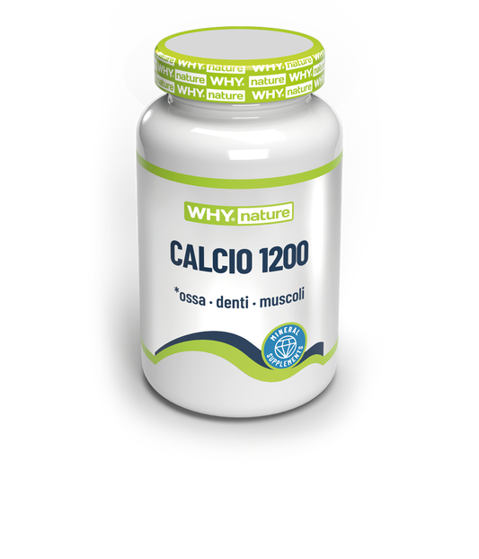 Why Nature Calcio 1200 ossa denti muscoli 120 cpr