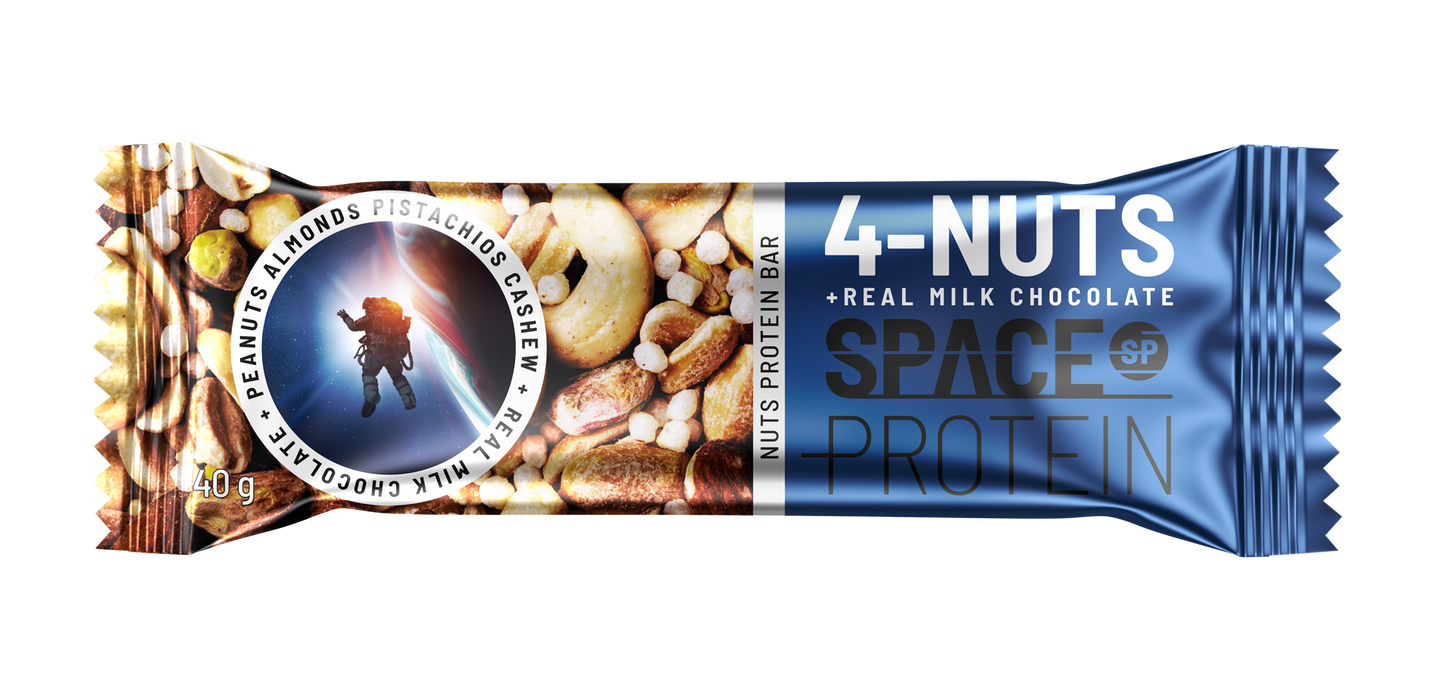 TREC SPACE NUTS PROTEIN BAR 40g