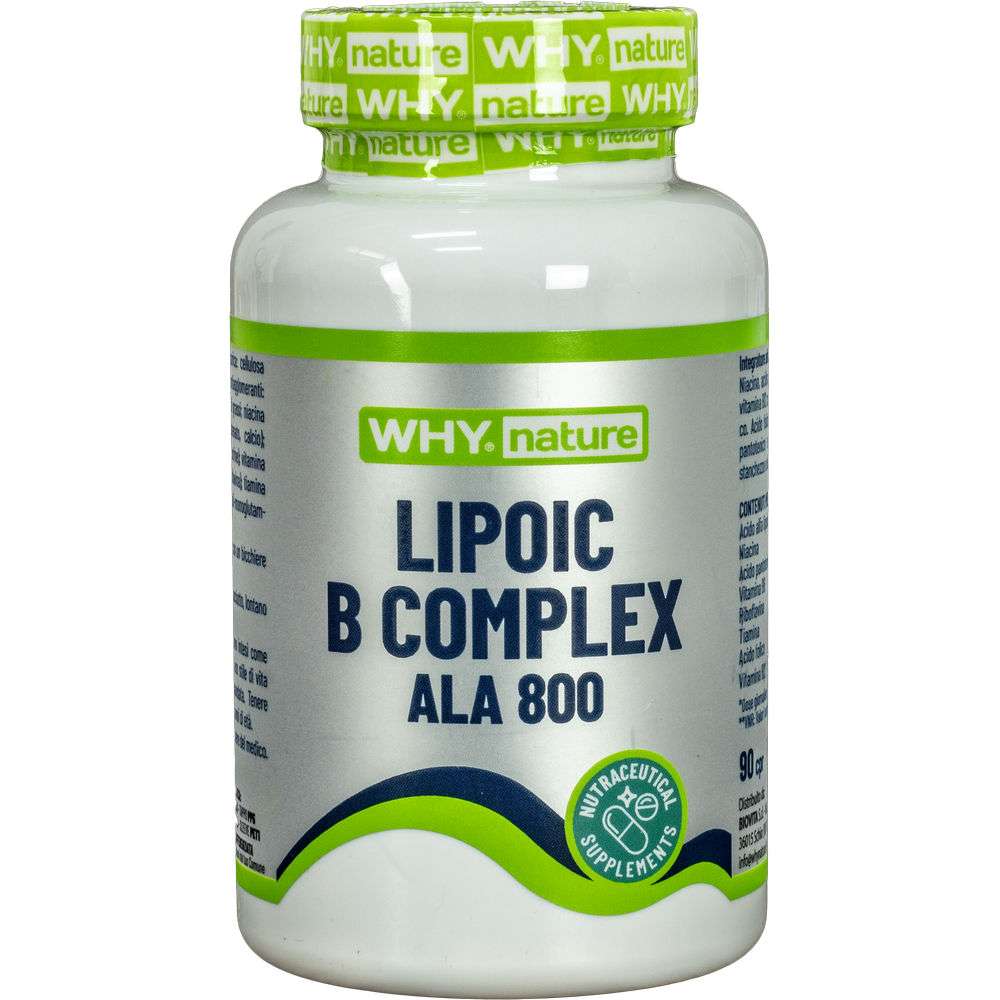 WHY NATURE LIPOIC B COMPLEX ALA 800 90CPR