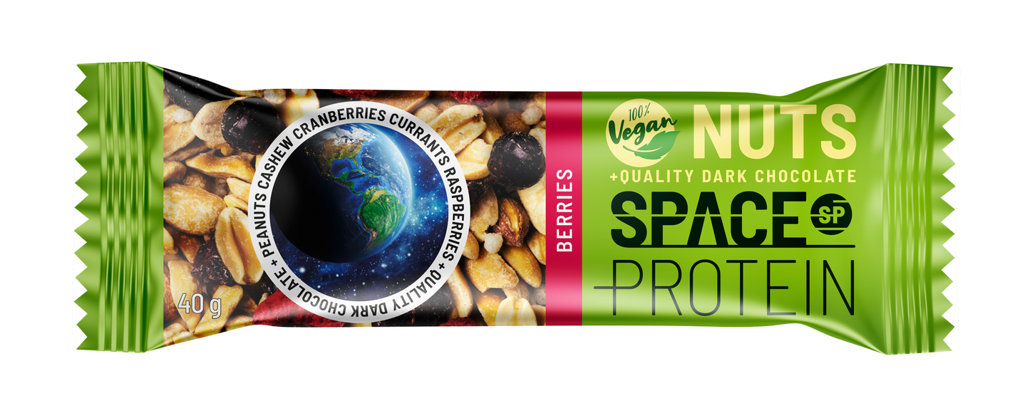 TREC SPACE NUTS PROTEIN BAR 40g