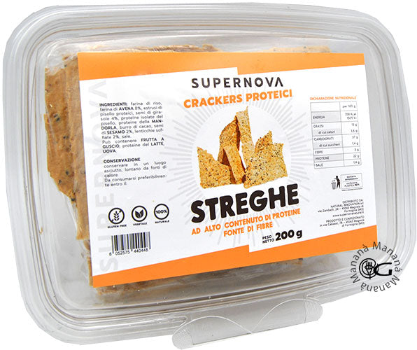 SUPERNOVA STREGHE - CRACKERS PROTEICI GLUTEN FREE 200g