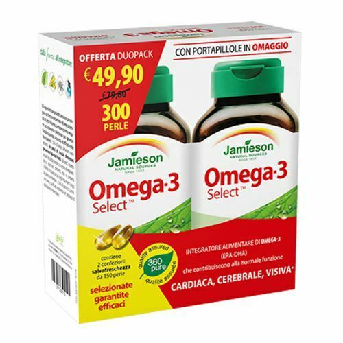 OMEGA 3 SELECT DUO 300 cpr + PORTAPILLOLE INCLUSO