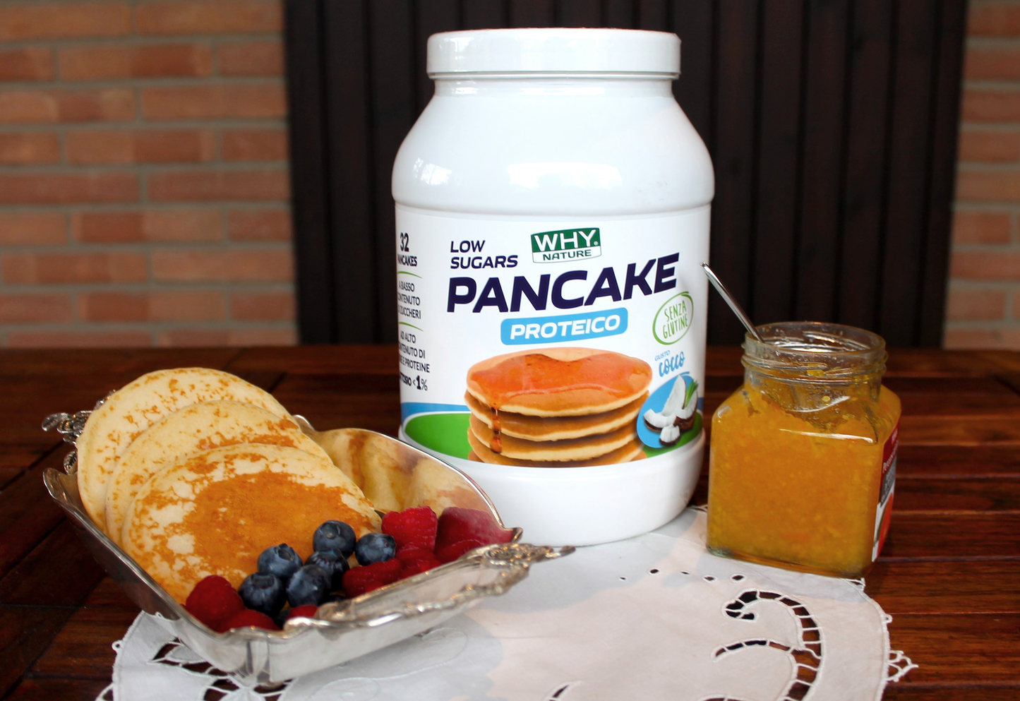 PANCAKE PROTEICO LOW SUGAR 800g